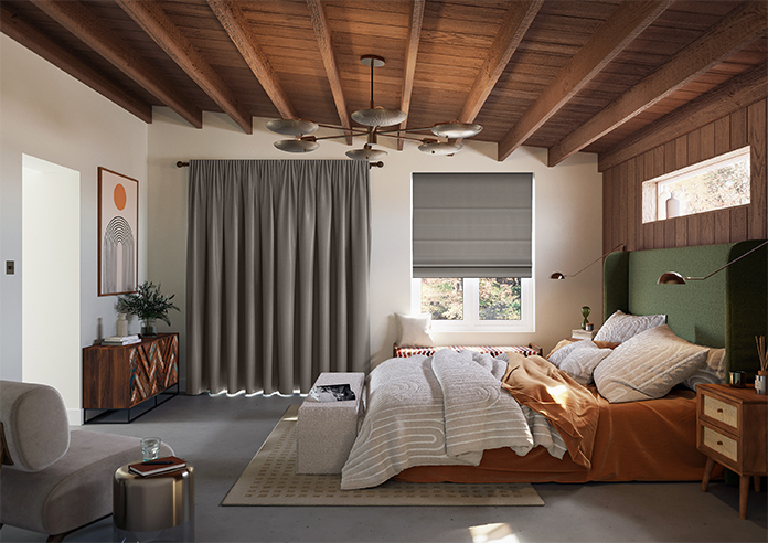 Kyoto Faux Silk, Brun - Made to Measure Curtains - Image 15